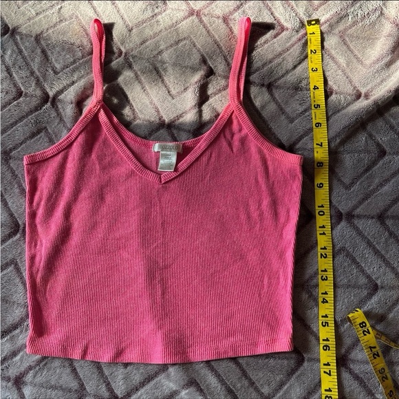 Pink Ribbed Tank Top - Picture 5 of 5